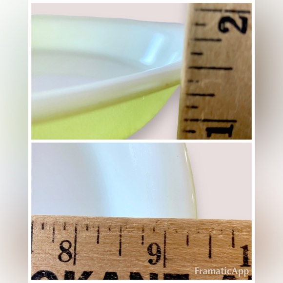 Midcentury Lime Green PYREX 909 Round 9 Inch Pie Dish Plate - Picture 10 of 10